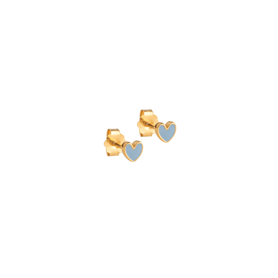 Enamel Amore Studs Steel Blue - - E415G-SteelBlue