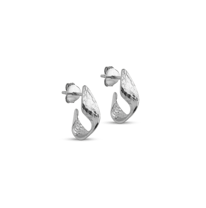 Enamel Daia Hoops I Sølv - E343SM - Øreringe - E343SM