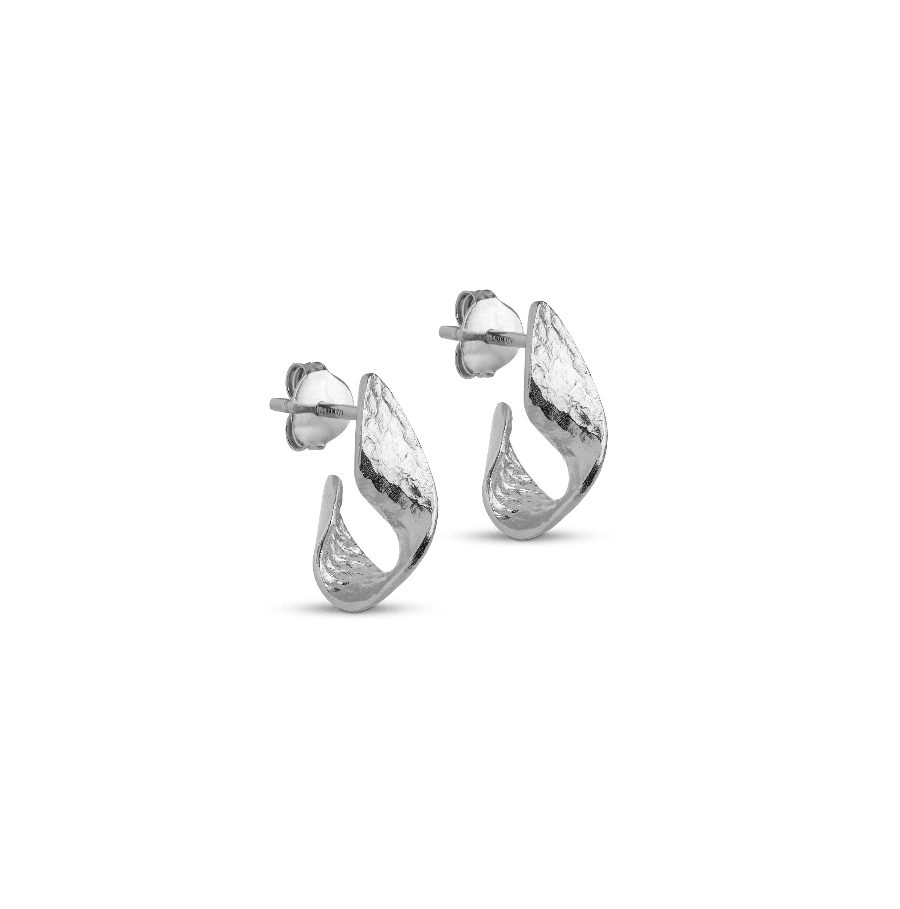 Enamel Daia Hoops I Sølv - E343SM - Øreringe - E343SM