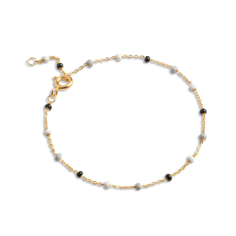 Enamel Lola Salt 'n' Pepper Armbånd - B66G-SaltPepper - Armbånd - B66G-SaltPepper