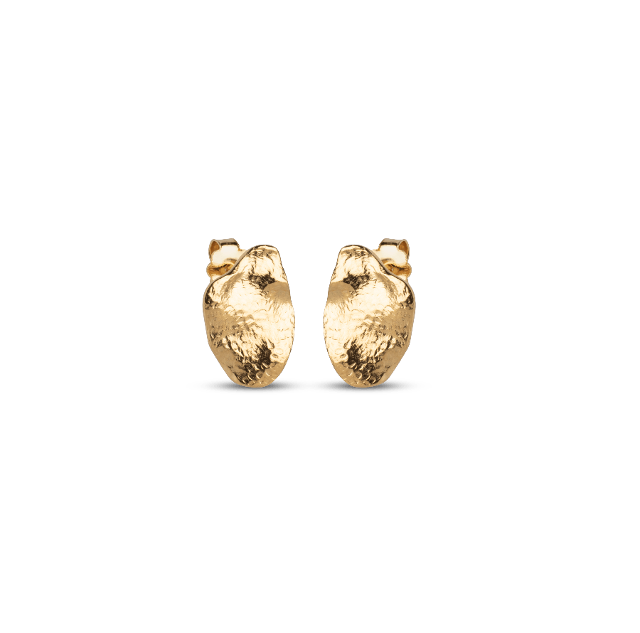 Enamel Maia Small Studs - Forgyldte Ørestikker - E386GM - Øreringe - E386GM