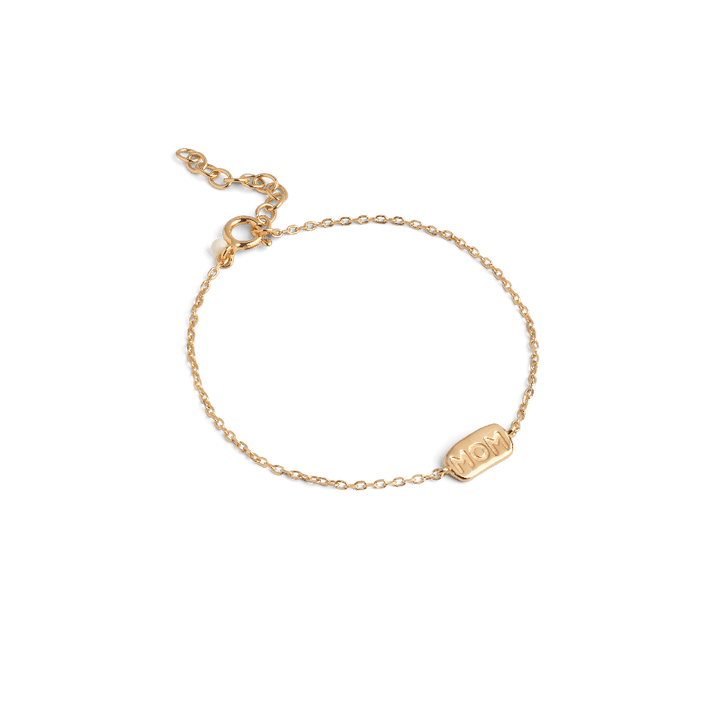 Enamel Mom Bracelet I Forgyldt Sølv - B132G - Armbånd - B132G
