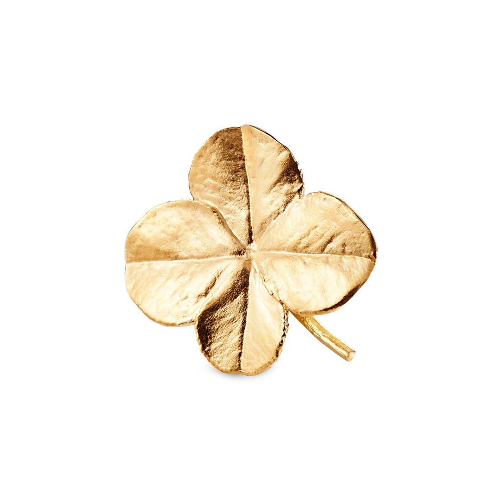 Flora Danica Firkløver Broche - Sølv Forgyldt - Broche - 907.FLC-BRO-G