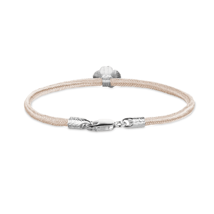 Flora Danica Firkløver Silke Armbånd Rosa - Sølv - Armbånd - 907.FLC-SILK-ROSE-S-001