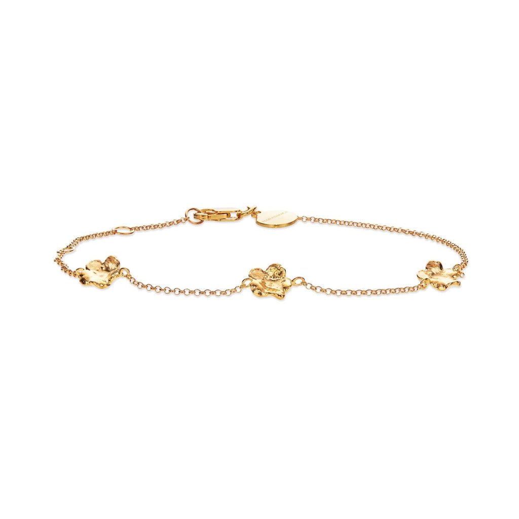 Flora Danica Forglemmigej Armbånd - Sølv Forgyldt - Armbånd - 907.FMN-BR-G