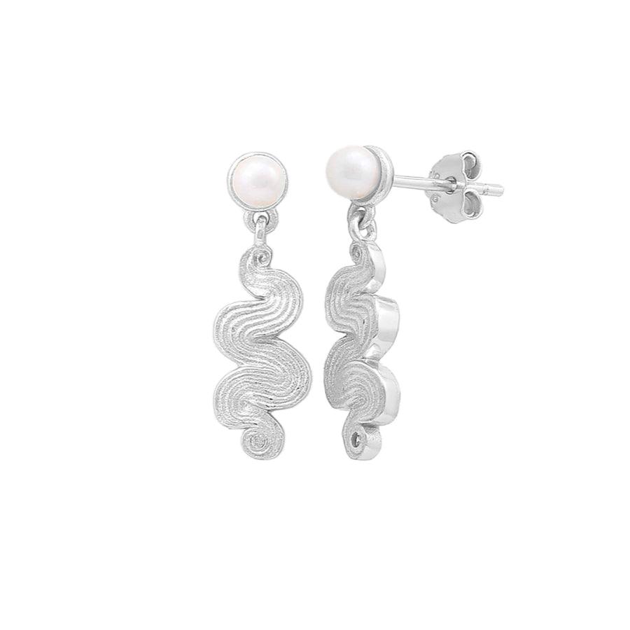 Hultquist Copenhagen Audrey Pearl Sølv Ørestikker - Øreringe - S08586S