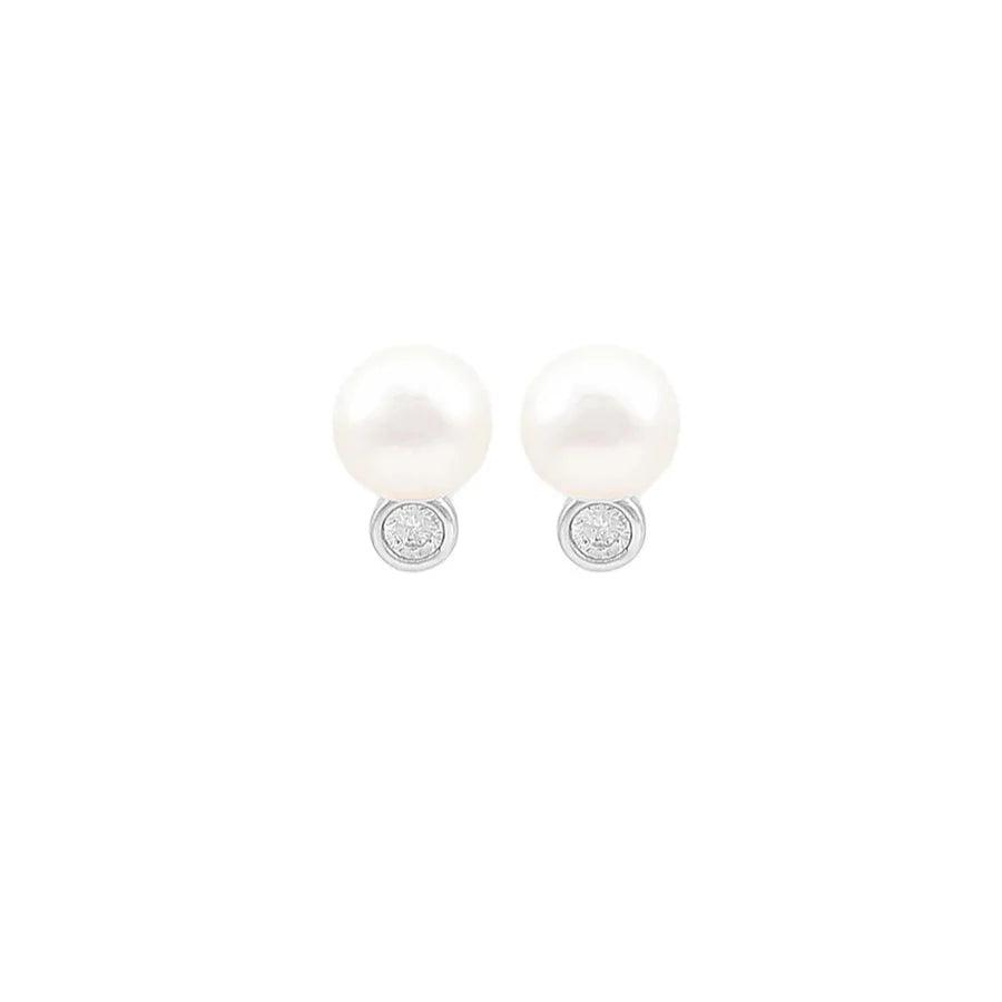 Hultquist Copenhagen Harper Pearl Sølv Ørestikker - Øreringe - S08605S