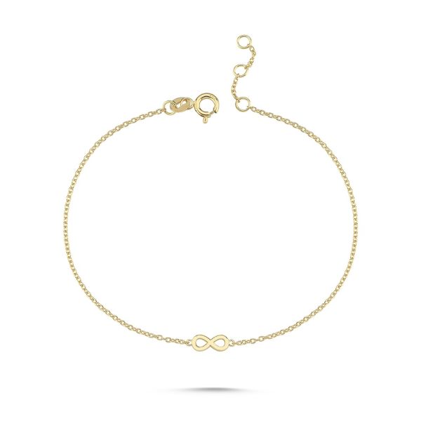 Nuran Icons Armband Eternity – 14 Karat Guld – B2610-2RG