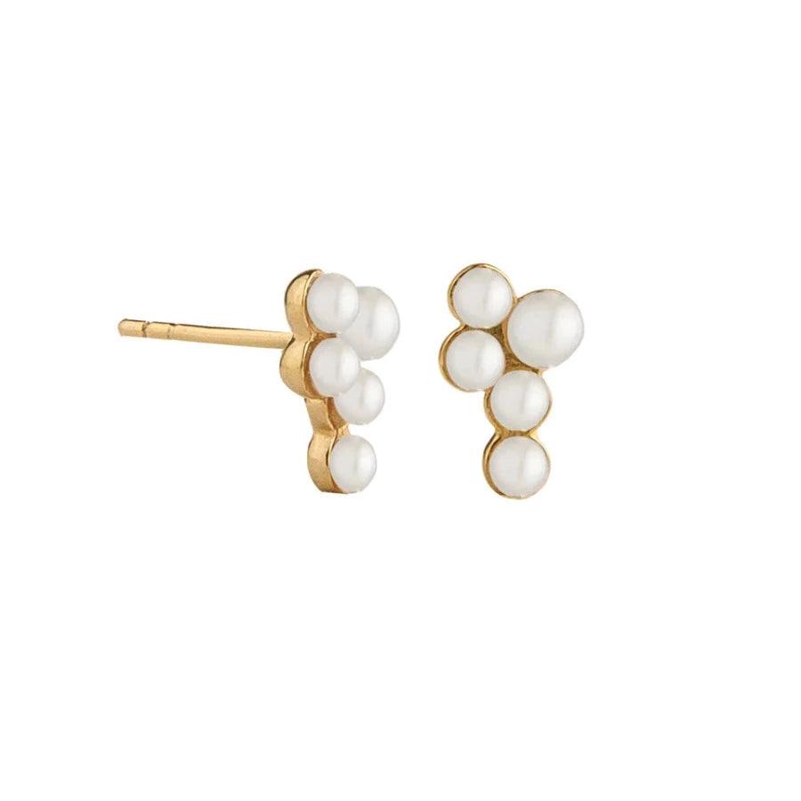 Jeberg Jewellery Cordelia Pearl Bunch Studs - Øreringe - 52725
