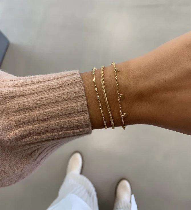 Jeberg Jewellery Robin Bracelet I Forgyldt Sølv - Armbånd - 4590-G