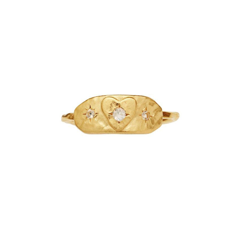 Maanesten Amarit Forgyldt Ring - Ringe - 4840A-001