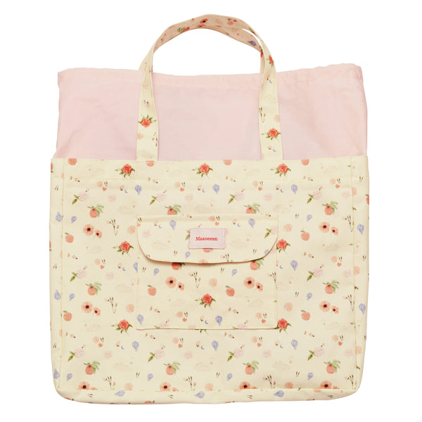 Maanesten Big Canvas Tote Bag Roses And Shells - Accessories - 4064