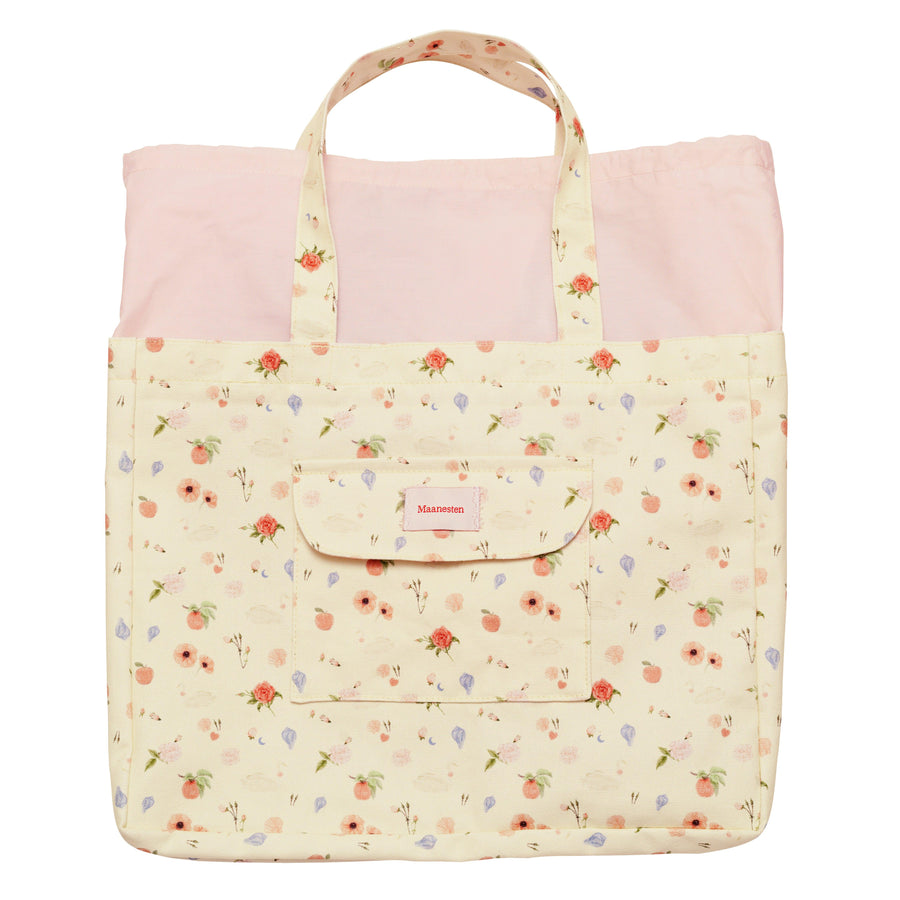 Maanesten Big Canvas Tote Bag Roses And Shells - Accessories - 4064