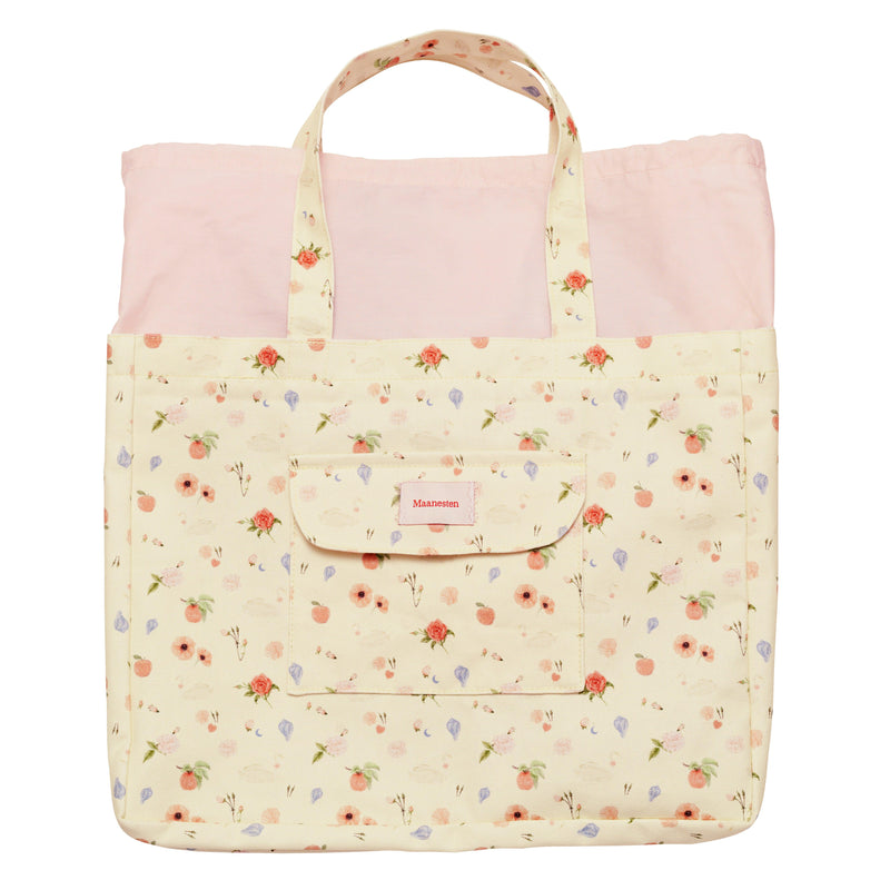 Maanesten Big Canvas Tote Bag Roses And Shells - Accessories - 4064