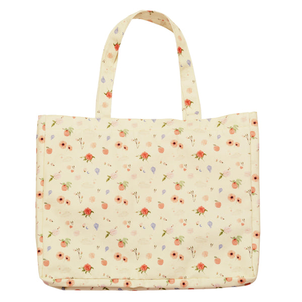 Maanesten Big Canvas Tote Bag Roses And Shells - Accessories - 4064
