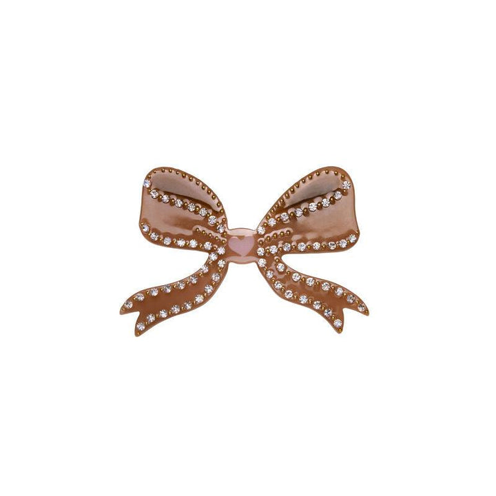 Maanesten Bow Hair Clip Mocha - Accessories - 4012-Onesize