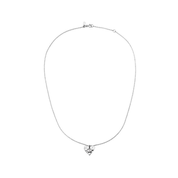 Maanesten Cassandra Halsband silver med hjärthänge på tunn kedja, modell 2678c-2678c-2