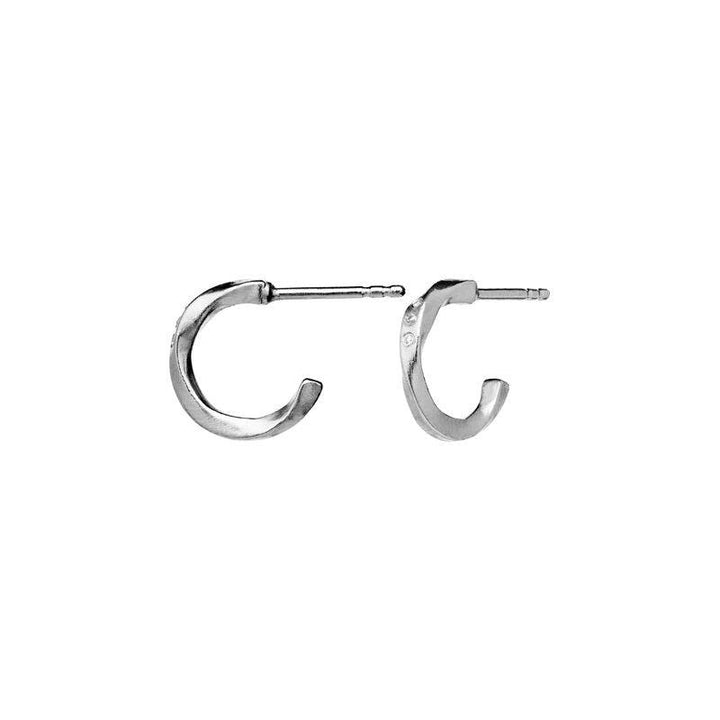 Maanesten Echo Petite Hoops 12mm i Sølv - 9861C - Øreringe - 9861C
