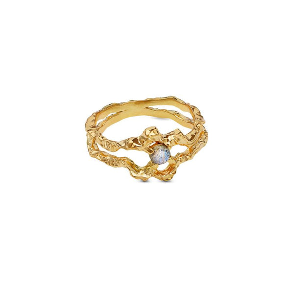 Maanesten Shelly Ring 18kt Forgyldt Sølv - 4738A - Ringe - 4738A-001