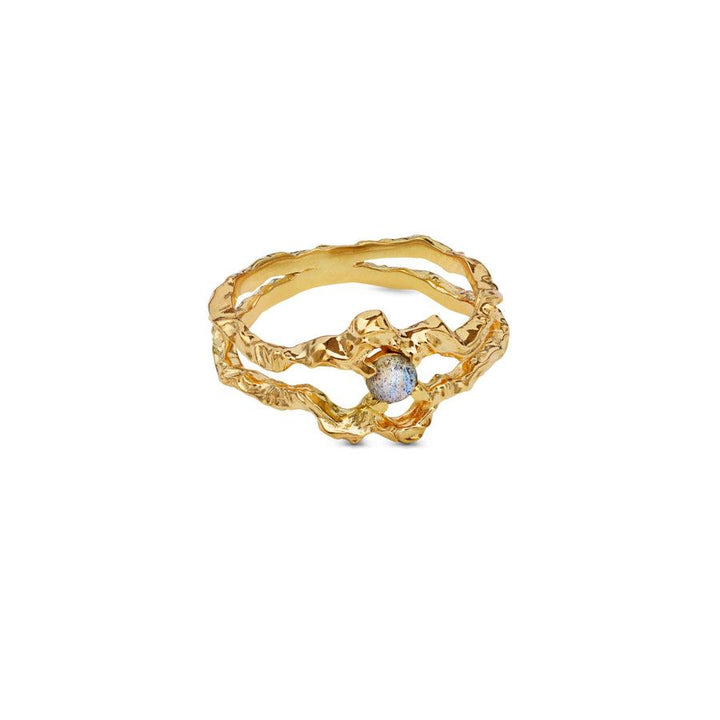 Maanesten Shelly Ring 18kt Forgyldt Sølv - 4738A - Ringe - 4738A-001
