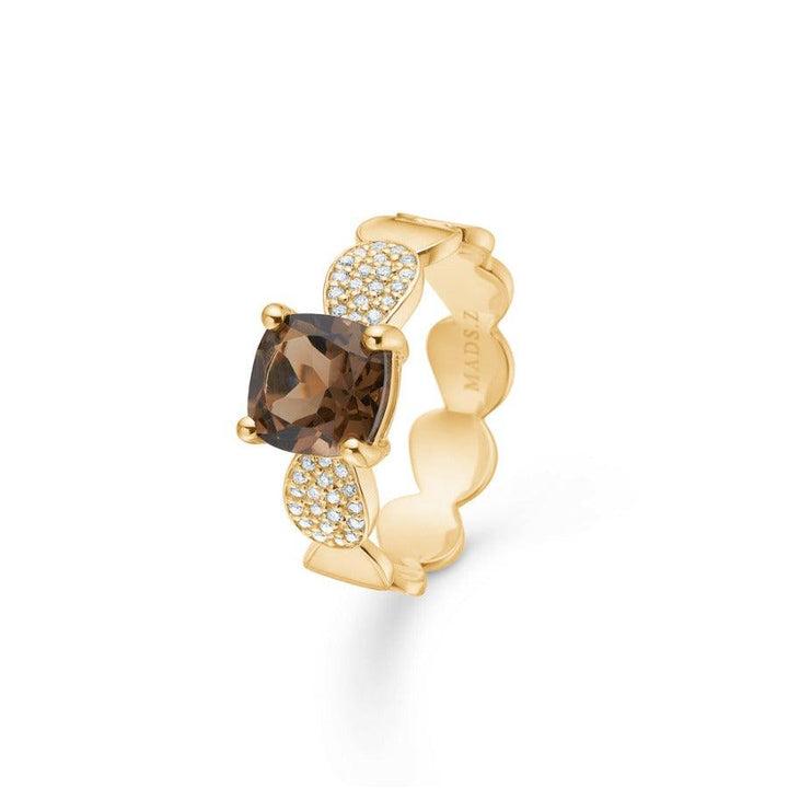 Mads Z 14kt Fidelity Ring Røgkvarts 0.12ct W.Si - Ringe - 1546019-001