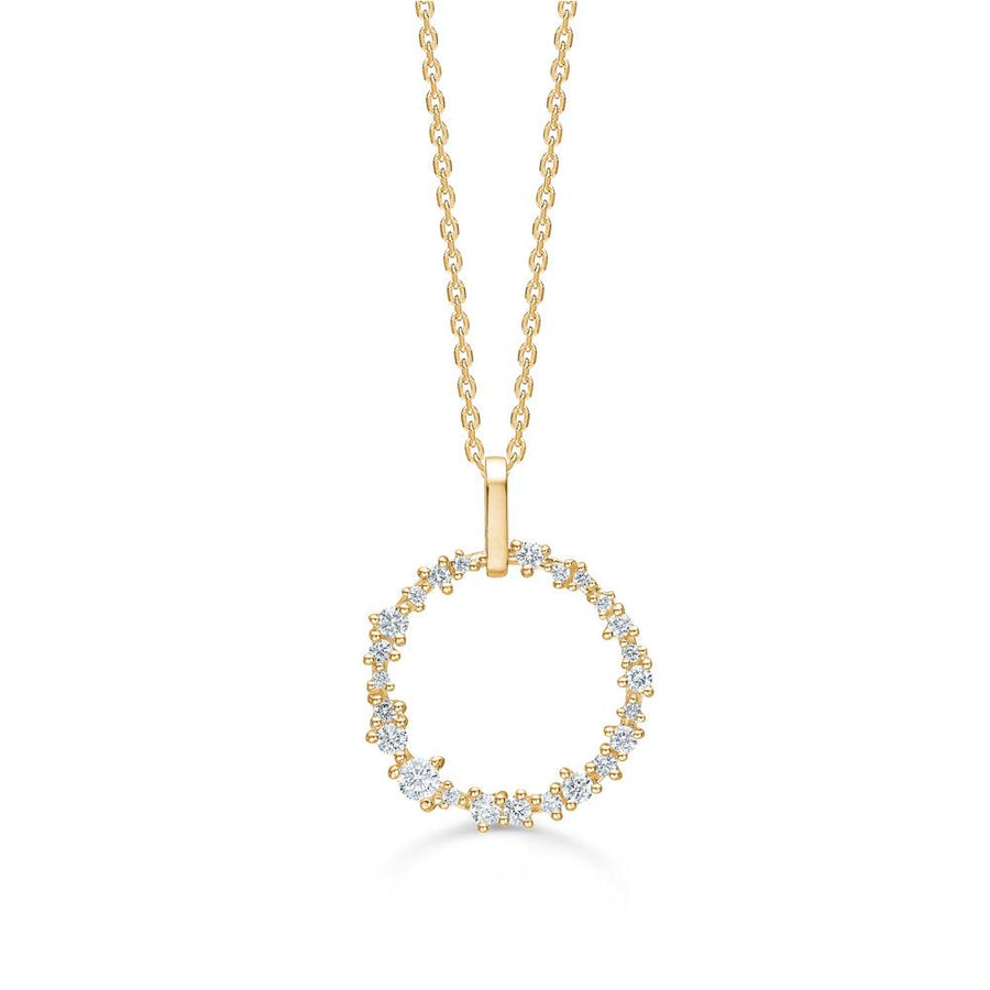 Mads Z 14kt Lucia Vedhæng 0.30ct W.si - Vedhæng - 1531054