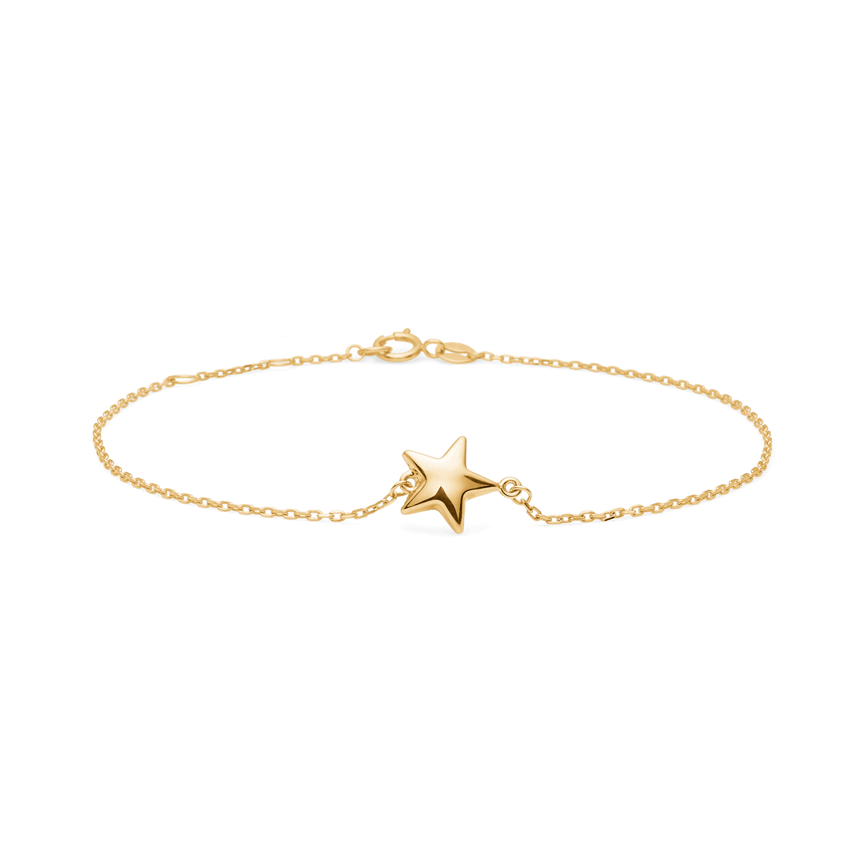 Mads Z Astra Lux 8kt Guld Armbånd Med Stjerne - Armbånd - 3350026
