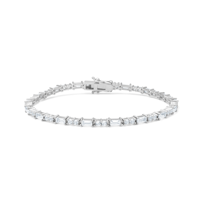 Mads Z Celestial by Medina armband i silver med klara topaser i elegant, klassisk design. Modell 3156904