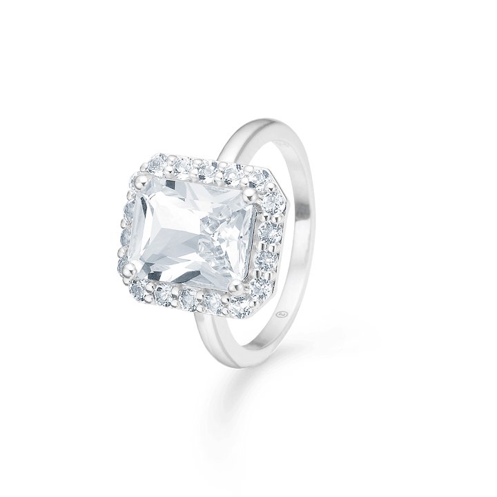 Mads Z Celestial by Medina Sølv Ring med Hvid Topas - Ringe - 3146900-001