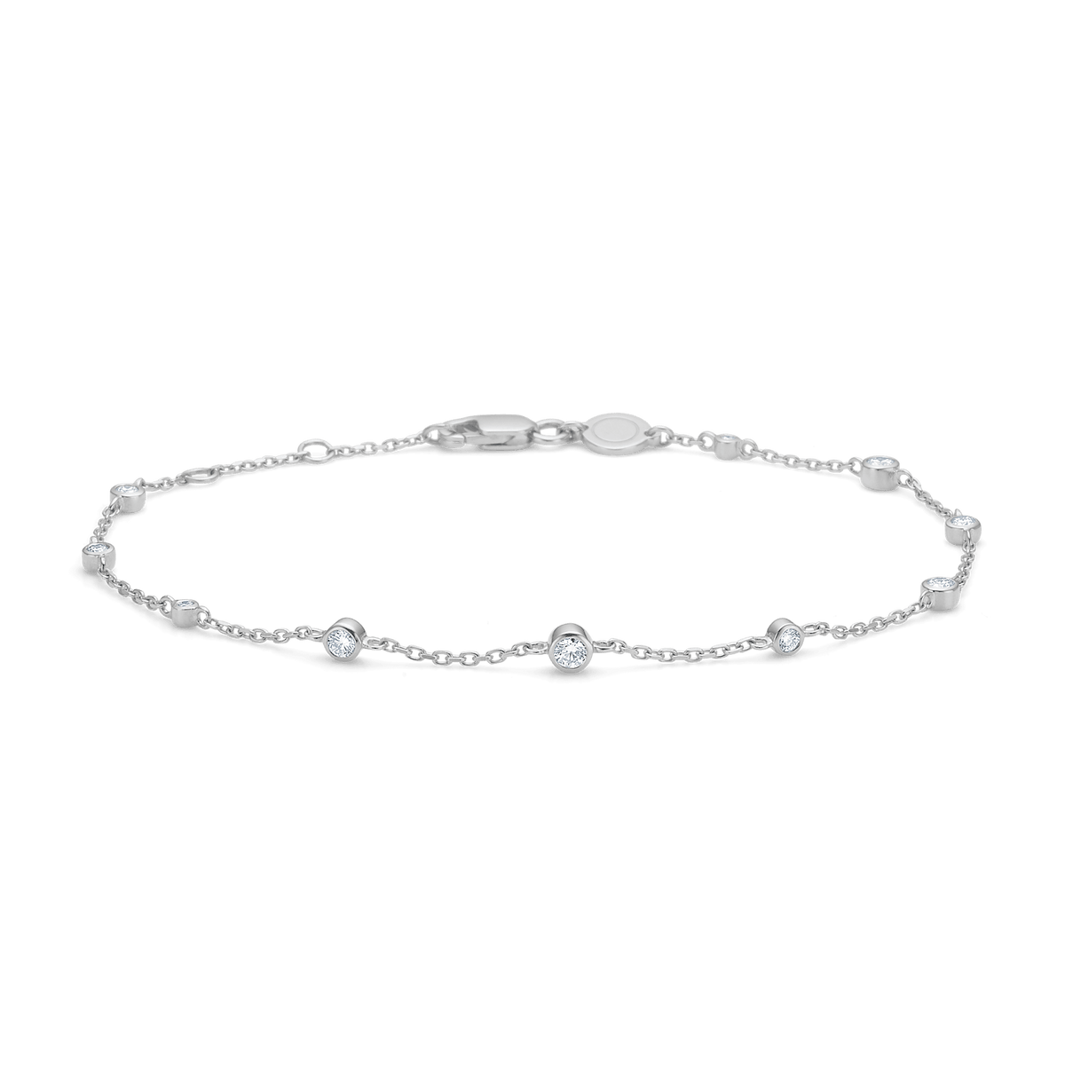 Mads Z Endless Allure Sølv Armbånd med Hvid Topas - Armbånd - 2156147