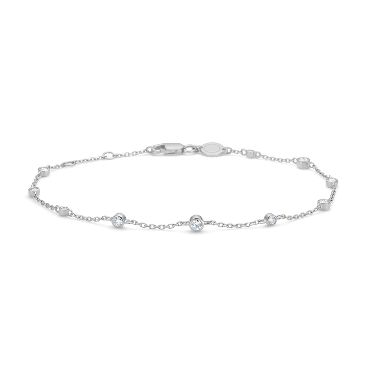 Mads Z Endless Allure Sølv Armbånd med Hvid Topas - Armbånd - 2156147