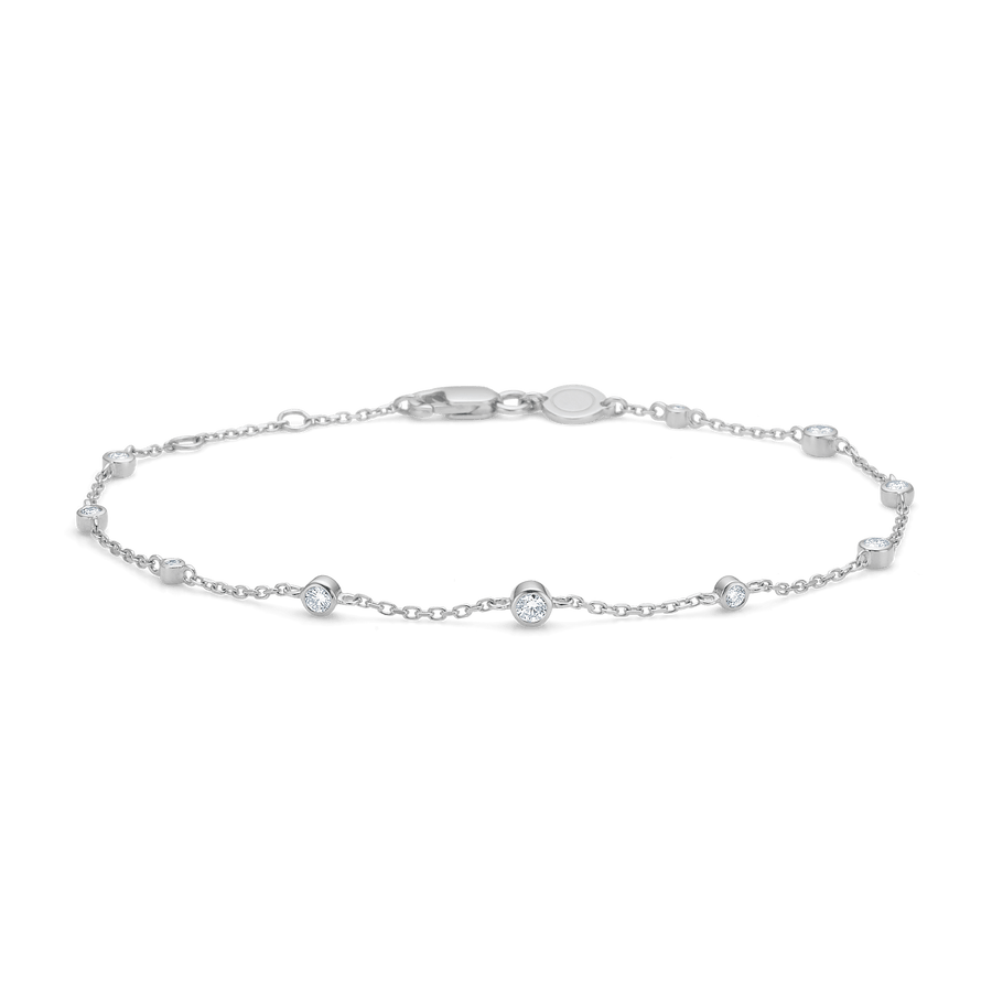 Mads Z Endless Allure Sølv Armbånd med Hvid Topas - Armbånd - 2156147