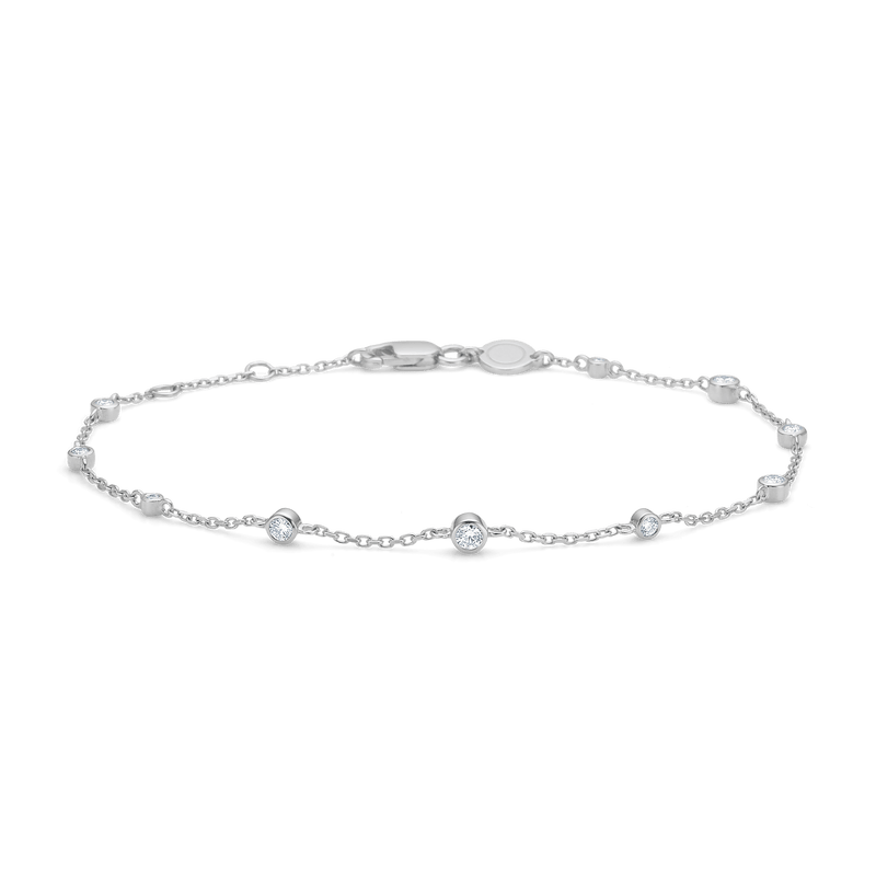 Mads Z Endless Allure Sølv Armbånd med Hvid Topas - Armbånd - 2156147