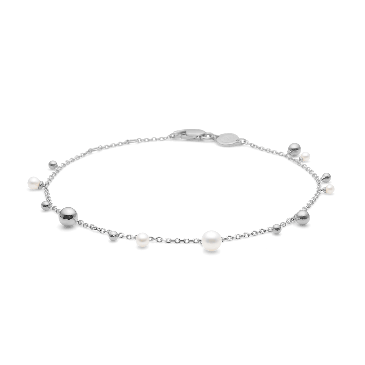 Mads Z Sølv Bubbles N'Pearls Sølv Armbånd - Armbånd - 2153166