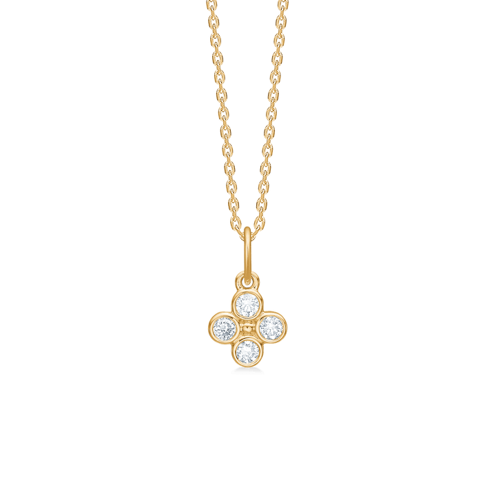 Mads Z Sophias Bloom 14kt Guld Vedhæng 0.20ct W.si - Vedhæng - 1531195