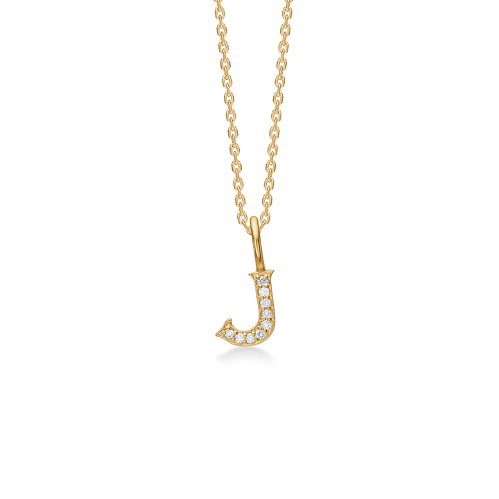Mads Z Tender Love Bogstavs 14kt Guld Vedhæng m. Diamanter - Vedhæng - 1531100-010
