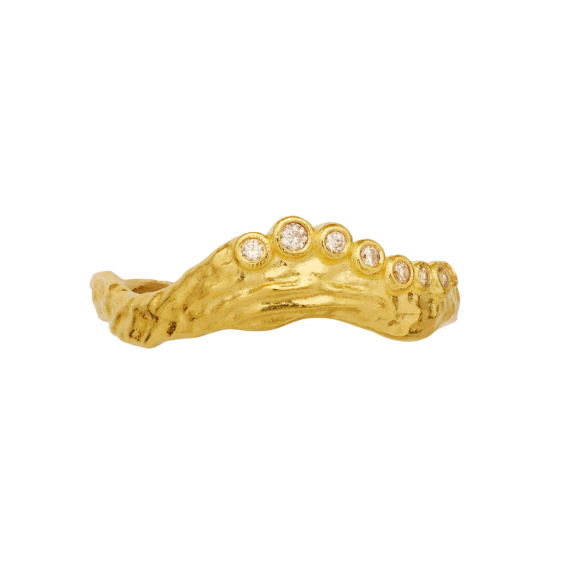 Mannesten Selene Forgyldt Ring m. Zirkonia - Ringe - 4866A-001