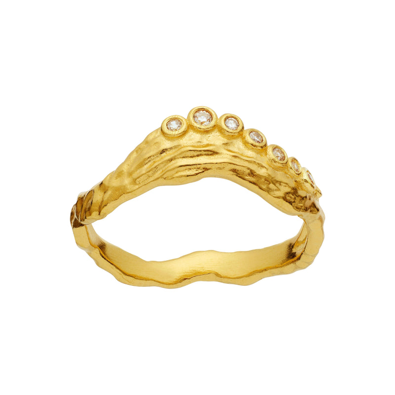 Mannesten Selene Forgyldt Ring m. Zirkonia - Ringe - 4866A-001