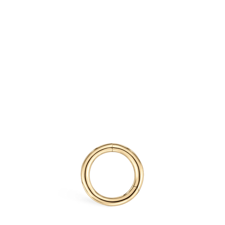 MARIA TASH 5mm Plain Gold Hoop - Øreringe - XR-YG-D5-G18