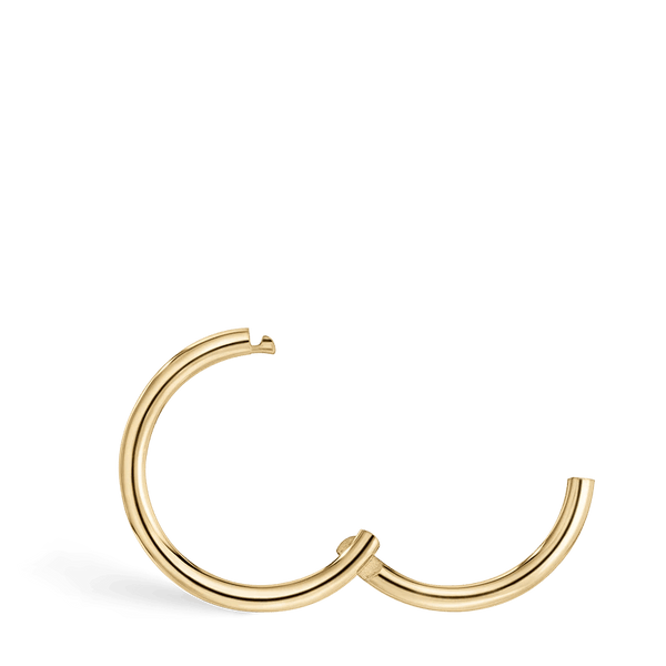 MARIA TASH 8mm Plain Ring 14kt - Øreringe - XR-YG-D8-G18