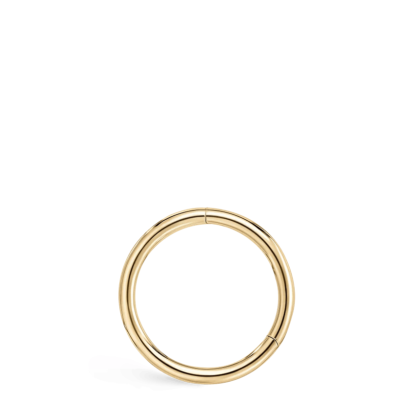 MARIA TASH 8mm Plain Ring 14kt - Øreringe - XR-YG-D8-G18
