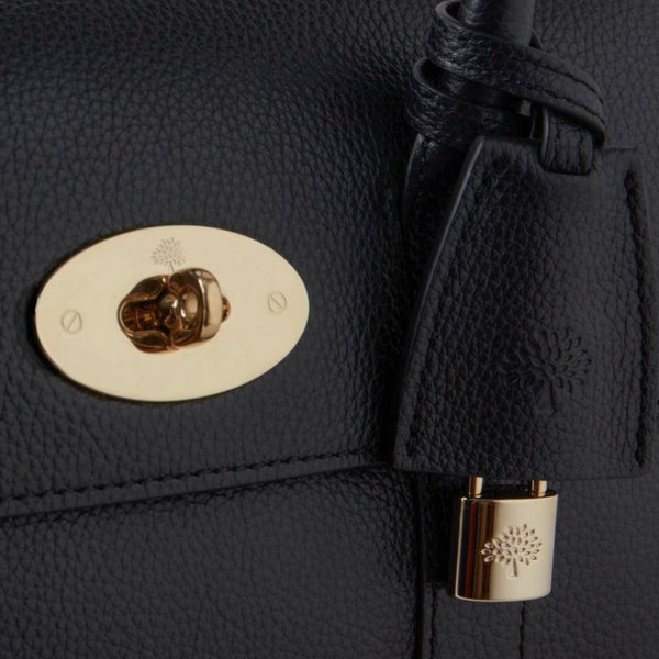 Mulberry Bayswater Satchel Black Small Classic Grain - Bayswater Taske - HH9216/205A100