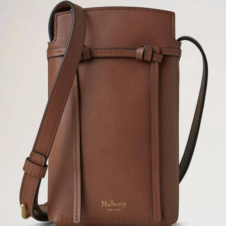 Mulberry Clovelly Phone Pouch Micro Classic Grain Oak - Clovelly - RL8557/587G222