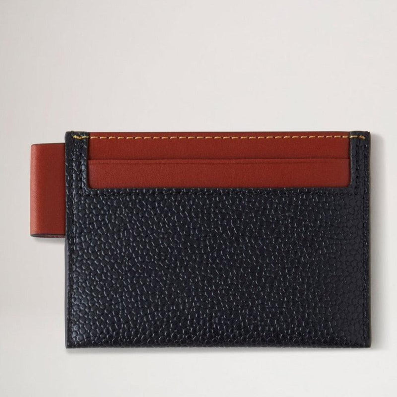 Mulberry Credit Card Slip Eco Scotchgrain Black/Cognac - Kortholder - RL7036/127A340
