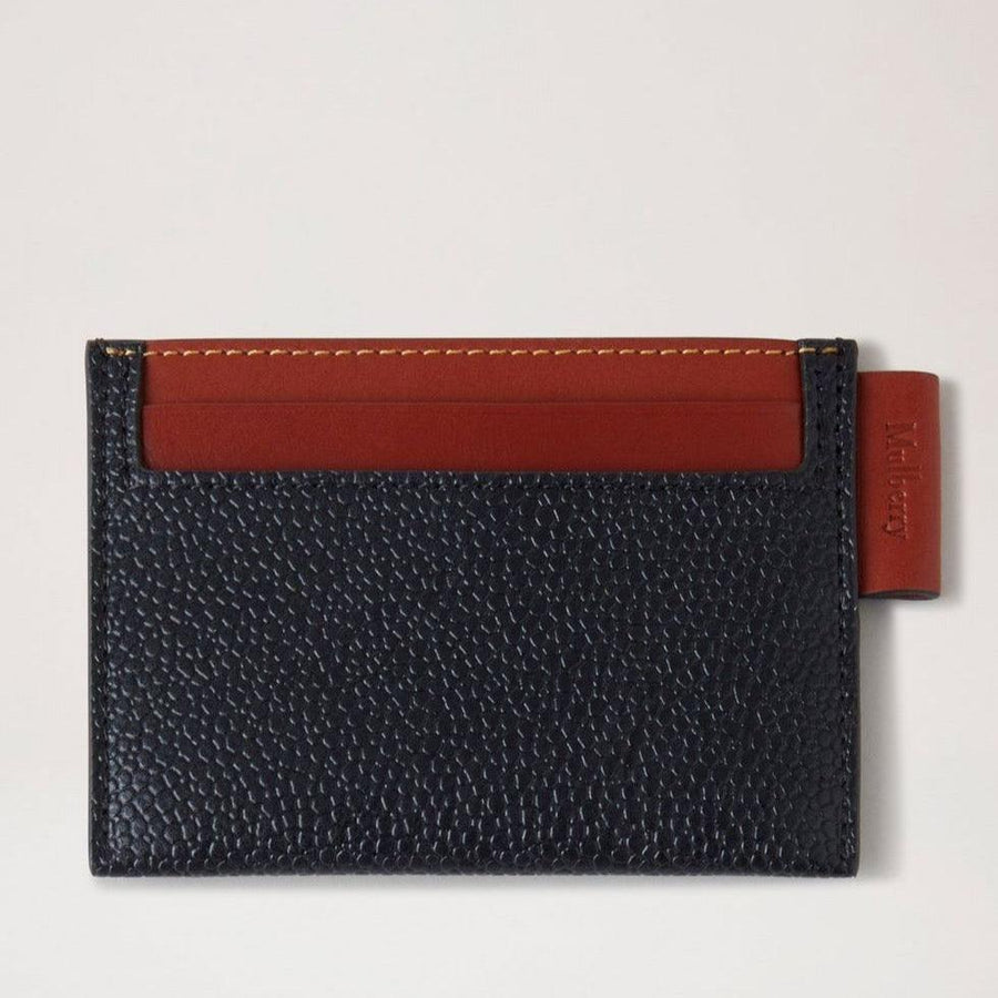 Mulberry Credit Card Slip Eco Scotchgrain Black/Cognac - Kortholder - RL7036/127A340