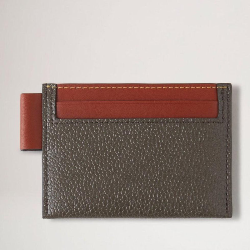 Mulberry Credit Card Slip Eco Scotchgrain Mole/Cognac - Kortholder - RL7036/127Q330
