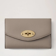 Mulberry Darley Folded Multi-Card Wallet Cashmere Taupe Small Classic Grain Plånbok
