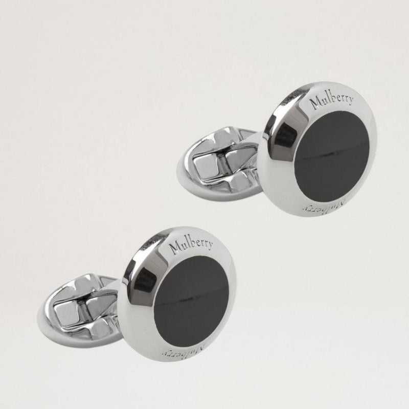 Mulberry Enamel Coin Cufflink - Manchetknapper - QC1929/000A100