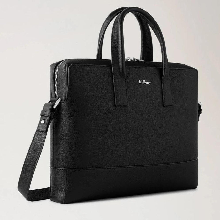 Mulberry Farringdon Briefcase Pebble Grain - Computertaske - HB5128/645A100