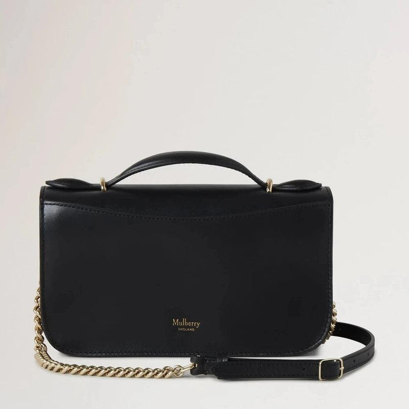 Mulberry Lana Day Bag High Gloss Leather Black - Mulberry Lana - HH9602/615A100